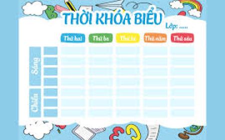 Thời khóa biểu HKII năm học: 2025-2026