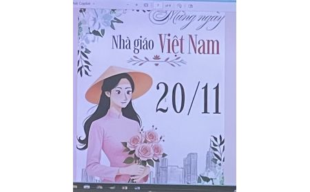 Chuyên đề tổ Tin: “Ứng dụng công cụ KTS thiết kế SP chào mừng ngày 20/11”